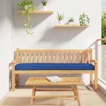 vidaXL Set de coussins de palette 2 Pièces Bleu royal 200 x 40 x 8 cm