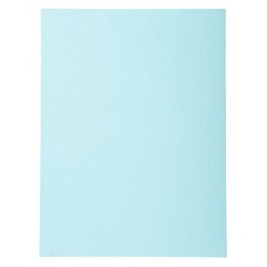 Paquet de 100 chemises Foldyne 250 carte recyclée 240 grammes coloris bleu x 5 EXACOMPTA