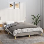 vidaXL Couverture lestée avec housse Gris 150x200 cm 7 kg Tissu