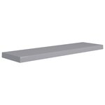 vidaXL Étagère murale flottante gris 90x23 5x3 8 cm MDF