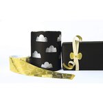 Boîte de 250 étiquettes cadeaux  nœud or clairefontaine