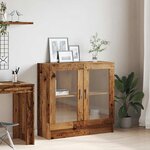 vidaXL Meuble vieux bois 82 5x30 5x80 cm bois d'ingénierie