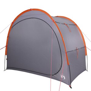 vidaXL Tente de rangement gris et orange imperméable