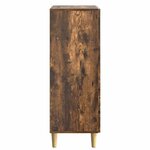 vidaXL Buffet Chêne fumé 66 x 34 5 x 95 cm Bois d'ingénierie