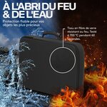 ACROPAQ Porte Document Anti feu & Impermiable convient pour PC 14"- 7 compartiments- Serrure à 3 chiffres- Mallette