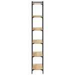 vidaXL Bibliothèque 6 niveaux chêne sonoma 80x30x188 cm