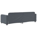 vidaXL Lit de repos gris foncé 80x200 cm velours