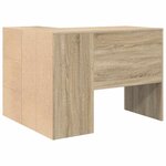 vidaXL Bureau d'angle avec tiroir 2 Pièces Chêne Sonoma 102 x 50 x 75 cm