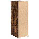 vidaXL Buffet chêne fumé 30x42 5x93 cm bois d'ingénierie