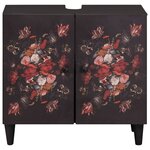 vidaXL Armoire d'évier avec stockage Multicolore 62 x 33 x 58 cm