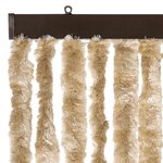 vidaXL Moustiquaire Beige 100x220 cm Chenille
