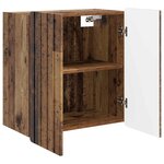vidaXL Armoire Murale Bois ancien 59 x 31 x 64 cm Bois d'ingénierie