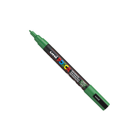 Marqueur Posca Vert foncé PC3M Pointe conique fine