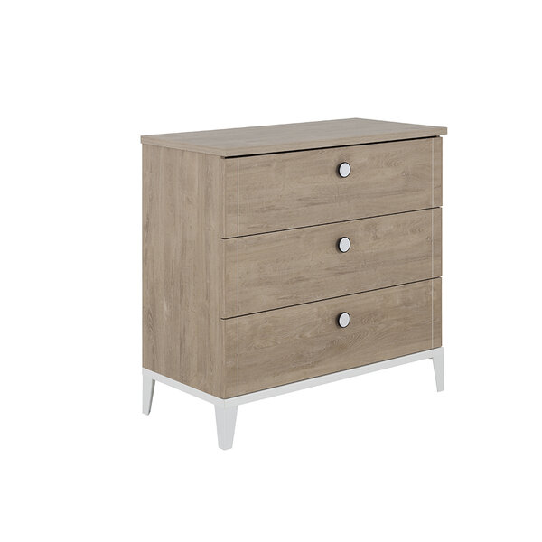 Commode 3 tiroirs Marcel Chene blond