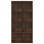 vidaXL Bibliothèque/Buffet Chêne marron 66x30x130 cm Bois d'ingénierie