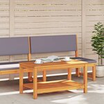 vidaXL Table d'appoint Marron 90 x 50 x 45 cm Bois d'Acacia Massif
