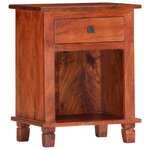 vidaXL Table de chevet 40 x 30 x 50 cm Bois d'acacia massif