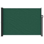 vidaXL Auvent latéral rétractable vert foncé 140x500 cm