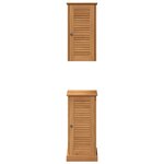 vidaXL Ensemble de mobilier de salle de bain avec étagère 2 Pièces