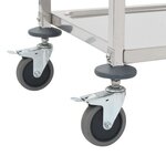 vidaXL Chariot de cuisine à 5 niveaux 107x55x147 cm Acier inoxydable