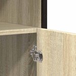 vidaXL Buffet chêne sonoma 100x35x76 cm bois d'ingénierie