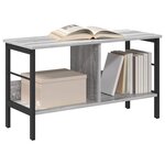 vidaXL Étagère Gris Sonoma 82 x 32 x 47 cm Bois d'ingénierie