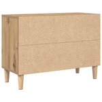 vidaXL Meuble TV Chêne Artisan 69 5x30x50 cm Bois d'ingénierie