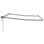 vidaXL Auvent avec Anthracite 4 × 3 m Métal