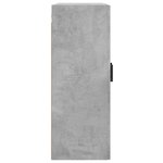 vidaXL Armoire murale gris béton 69 5x34x90 cm bois d'ingénierie