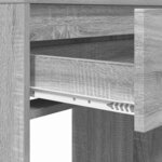 vidaXL Tables de maquillage pour chambre avec tiroir Gris Sonoma