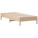 vidaXL Cadre de lit sans matelas 100x200 cm bois massif de pin