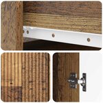 vidaXL Buffet Bois ancien 66 x 34 5 x 90 cm Bois d'ingénierie