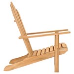vidaXL Chaise Adirondack Bois de teck solide