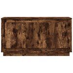 vidaXL Buffet chêne fumé 102x35x55 cm bois d'ingénierie