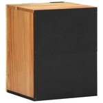 vidaXL Meuble de Lavabo de Salle de Bain Bois d'Acacia Massif