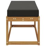 vidaXL Banc de jardin Bois d'Acacia Massif Naturel
