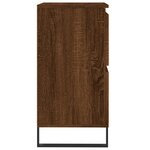 vidaXL Buffets 3 Pièces Chêne marron Bois d'ingénierie