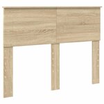 vidaXL Tête de lit Chêne Sonoma 120 cm Bois d'ingénierie