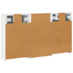 vidaXL Ensemble de Meubles de Salle de Bain 3 Pièces 90 x 10 5 x 50 cm
