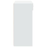 vidaXL Buffet blanc 80x42 5x93 cm bois d'ingénierie