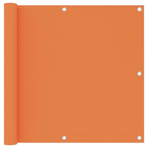 vidaXL Écran de balcon Orange 90x500 cm Tissu Oxford