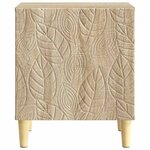 vidaXL Table de chevet Chêne Sonoma 43 x 34 5 x 50 cm