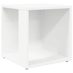 vidaXL Tables d'appoint 33 x 33 x 34 cm Engineered wood Blanc