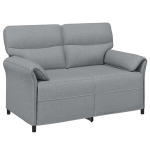 vidaXL Canapé 100 polyester cadre en métal MDF Contreplaqué