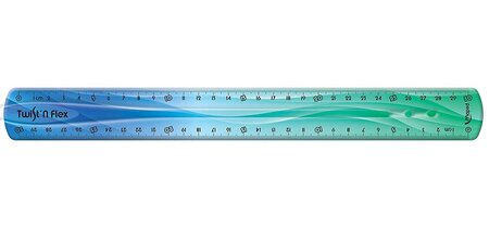 5 Pcs Règle flexible incassable translucide, règle en plastique flexible  couleur aléatoire (4-d-w)