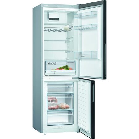 Refrigerateur combi 186x60x65 a++ noir