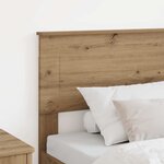 vidaXL Tête de lit Chêne artisanal 100 cm Bois d'ingénierie