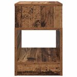 vidaXL Table d'appoint Bois ancien 30 5 x 30 x 45 cm Bois d'ingénierie