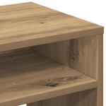 vidaXL Table de chevet chêne artisanal 40x30x40 cm bois d'ingénierie