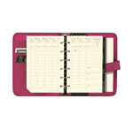 Agenda organiseur TIMER 14 PRESTIGE Montebello rouge QUOVADIS